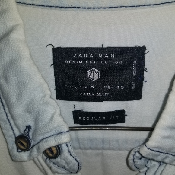 Zara Button Up Short Sleeve Shirt - Picture 2 of 2